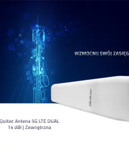 Alternative view от Qoltec Antenna 5G LTE DUAL 14 dBi, outdoor