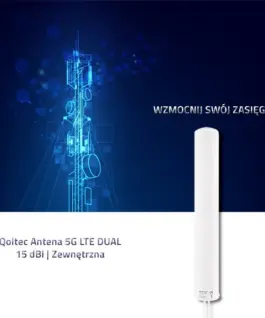 Alternative view от Qoltec Antenna 5G LTE DUAL 15 dBi, outdoor