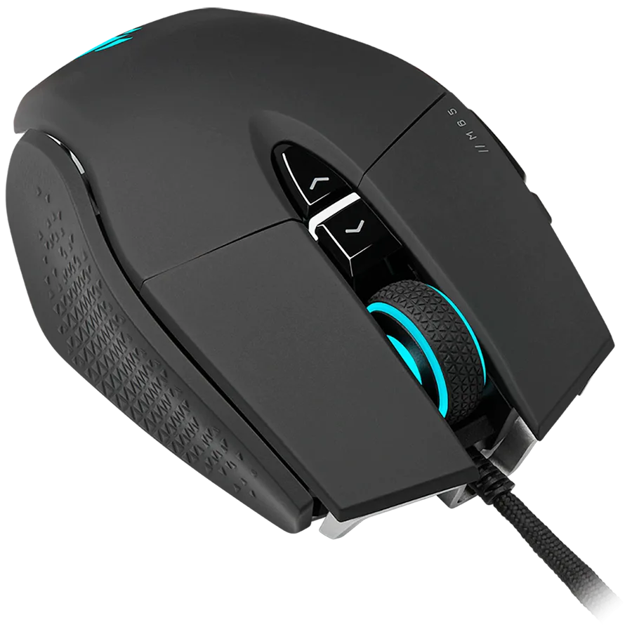 Геймърска мишка CORSAIR M65 RGB ULTRA, Backlit RGB LED, Optical, Silver ALU, Black - Image 3