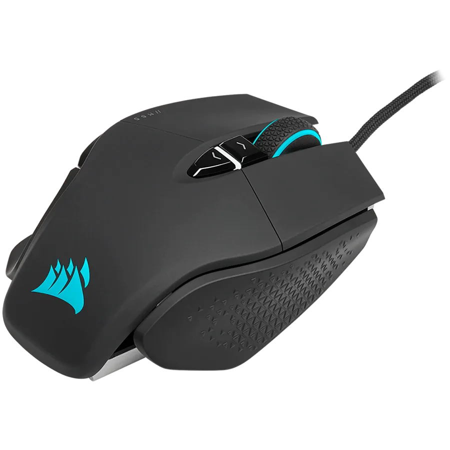 Геймърска мишка CORSAIR M65 RGB ULTRA, Backlit RGB LED, Optical, Silver ALU, Black - Image 4