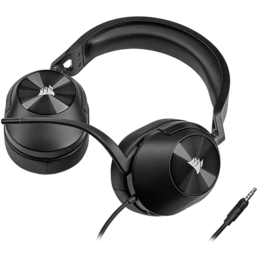 Геймърски слушалки CORSAIR HS65 Surround Headset, Carbon - EU - Image 2