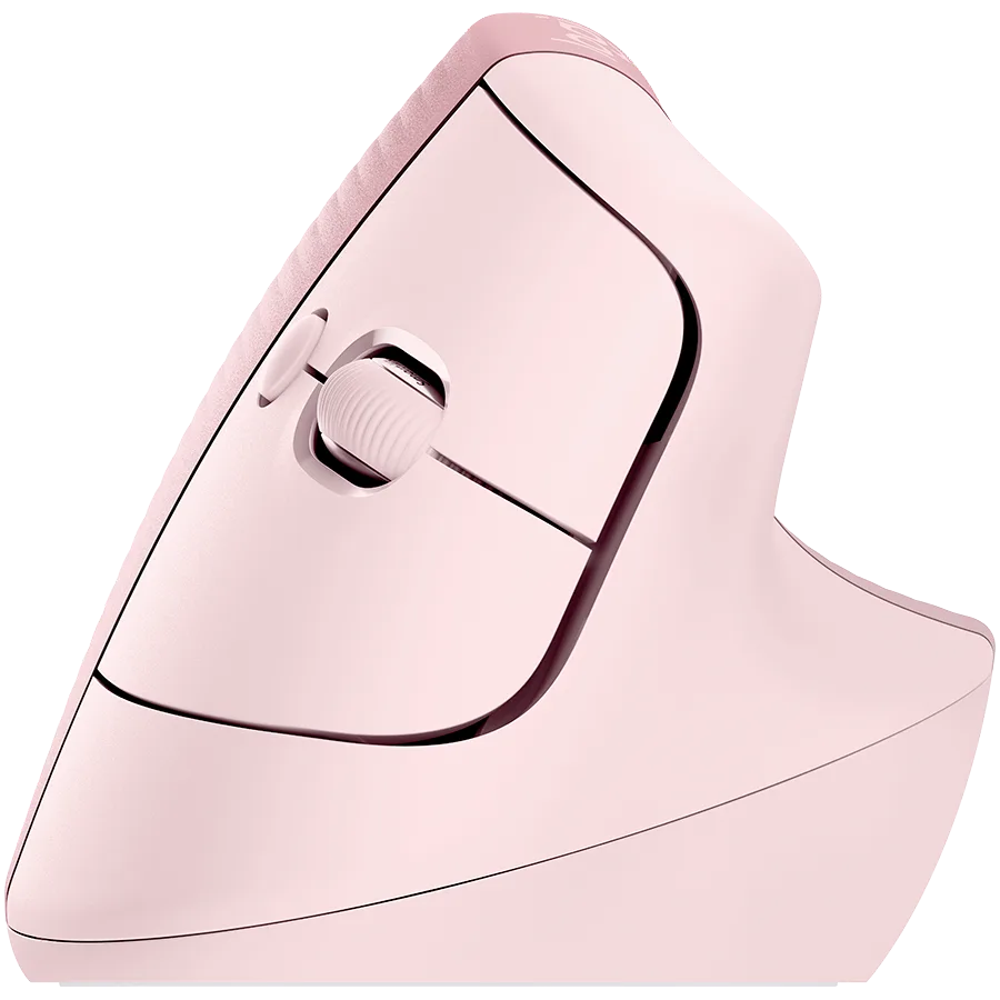 Безжична мишка LOGITECH Lift Bluetooth Vertical Ergonomic Mouse - ROSE/DARK ROSE - Image 3