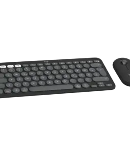 Клавиатура LOGITECH Pebble 2 for MAC Bluetooth Keyboard Combo - TONAL GRAPHITE - US INTL