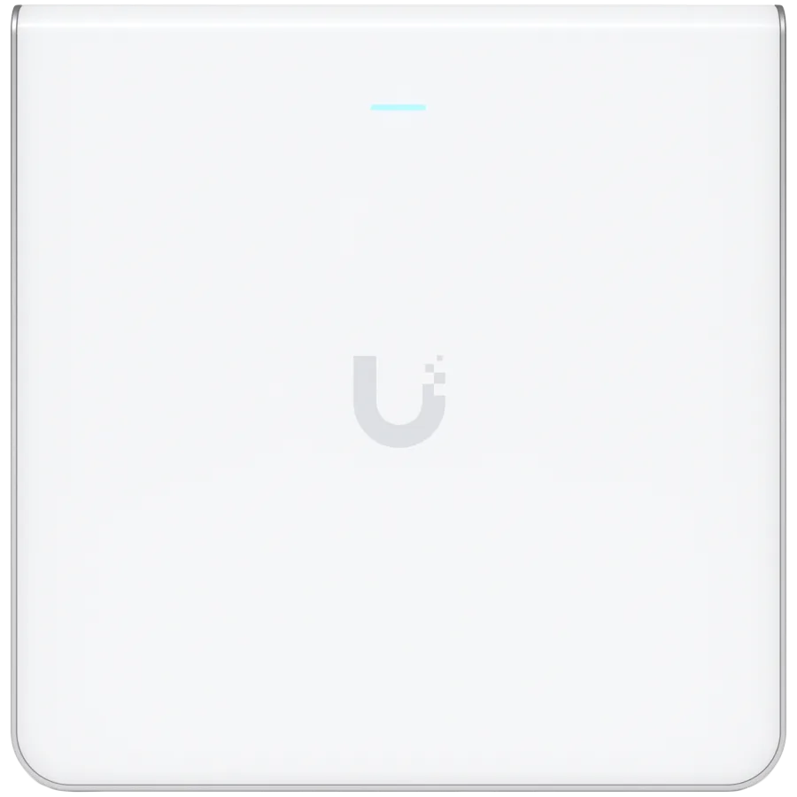 Точка за достъп UBIQUITI U6 Enterprise In-Wall 10 spatial streams 115 m² (1250 ft²) coverage 600+ connected devices Powe
