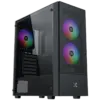Кутия за компютър Hero II Air 3F Black EN41655 ATX/M-ATX/MINI ITX USB3.0 X1 USB2.0 X2 HD AUDIO Front Meshed Grill & Left