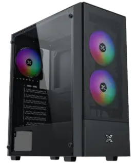 Кутия за компютър Hero II Air 3F Black EN41655 ATX/M-ATX/MINI ITX USB3.0 X1 USB2.0 X2 HD AUDIO Front Meshed Grill & Left