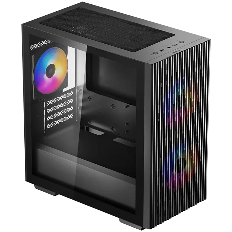 Кутия за компютър DeepCool MATREXX 40 3FS MATX Case Mini-ITX / Micro-ATX 1xUSB2.0 1xUSB3.0 1xAudio 120mm pre-installed