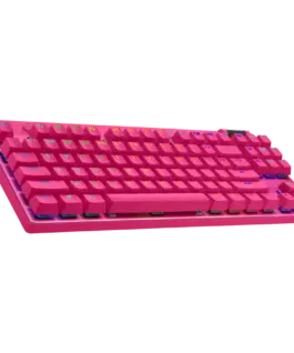 Alternative view от Геймърска клавиатура LOGITECH G PRO X TKL LIGHTSPEED Mechanical Gaming Keyboard - MAGENTA - US INTl - TACTILE