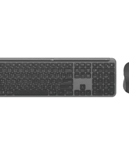 Комплект безжична и Bluetooth клавиатура и мишка Logitech Combo MK950 Signature Slim -