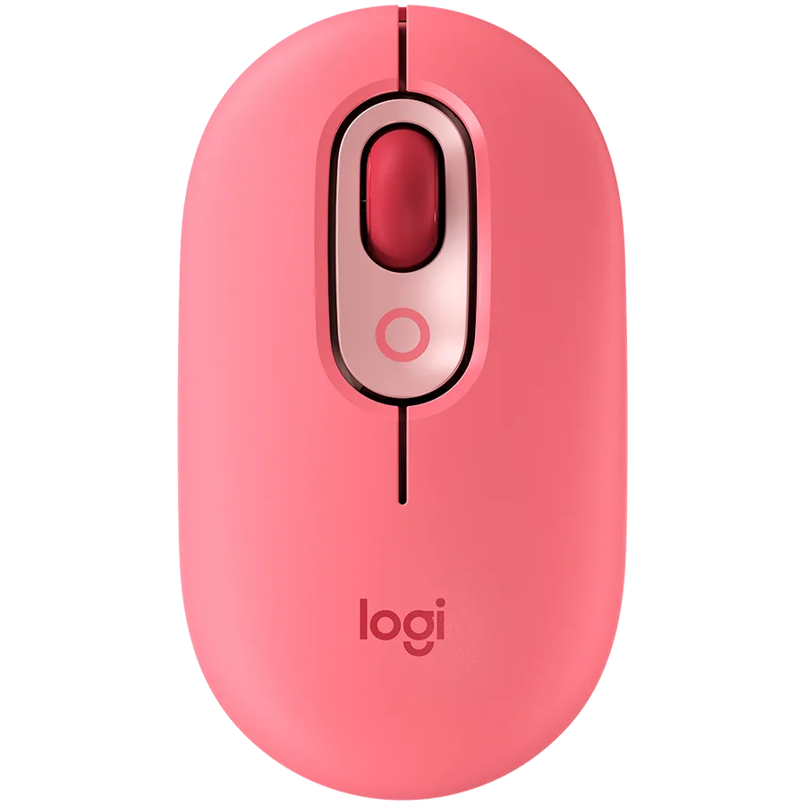 Мишка за компютър LOGITECH POP Mouse with emoji - ROSE - BT - EMEA28i-935 - FY25
