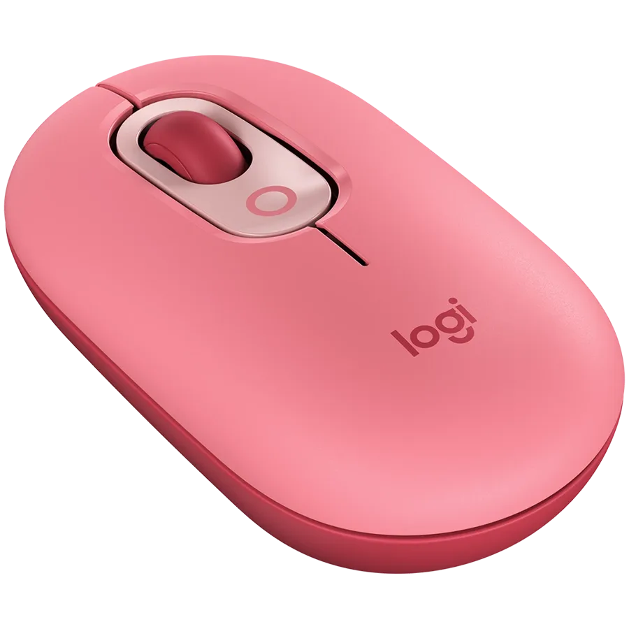 Мишка за компютър LOGITECH POP Mouse with emoji - ROSE - BT - EMEA28i-935 - FY25,TERRA - Image 3
