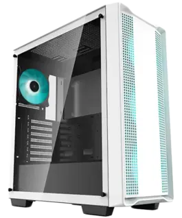 Кутия за компютър DeepCool CC560 WH V2 Mid Tower Mini-ITX/Micro-ATX/ATX 1xUSB3.0 1xUSB2.0 1xAudio 4x120mm Pre-Installed