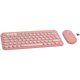 Alternative view от Клавиатура LOGITECH Pebble 2 Bluetooth Keyboard Combo - TONAL ROSE - US INTL
