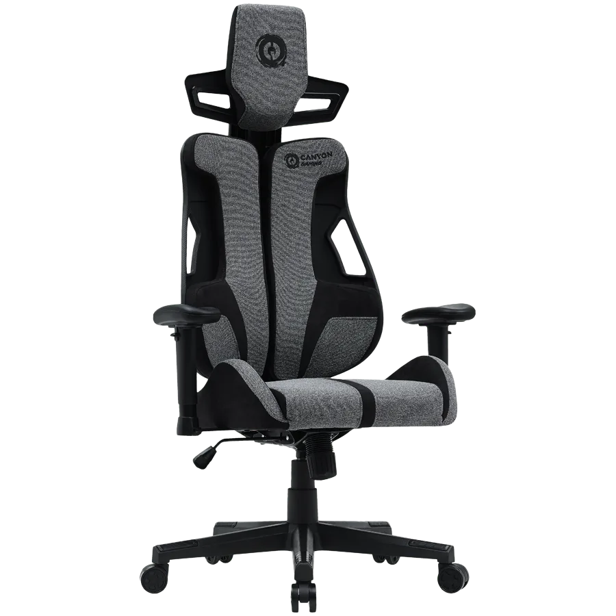 Геймърски стол CANYON gaming chair Morphos ABCH01 Grey - Image 2