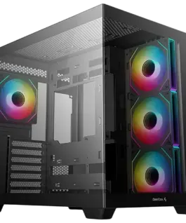 Кутия за компютър DeepCool CG530 4F Mid Tower Mini-ITX/Micro-ATX/ATX Rear Connector support 2xUSB3.0 1xType-C Gen 2 1xAu