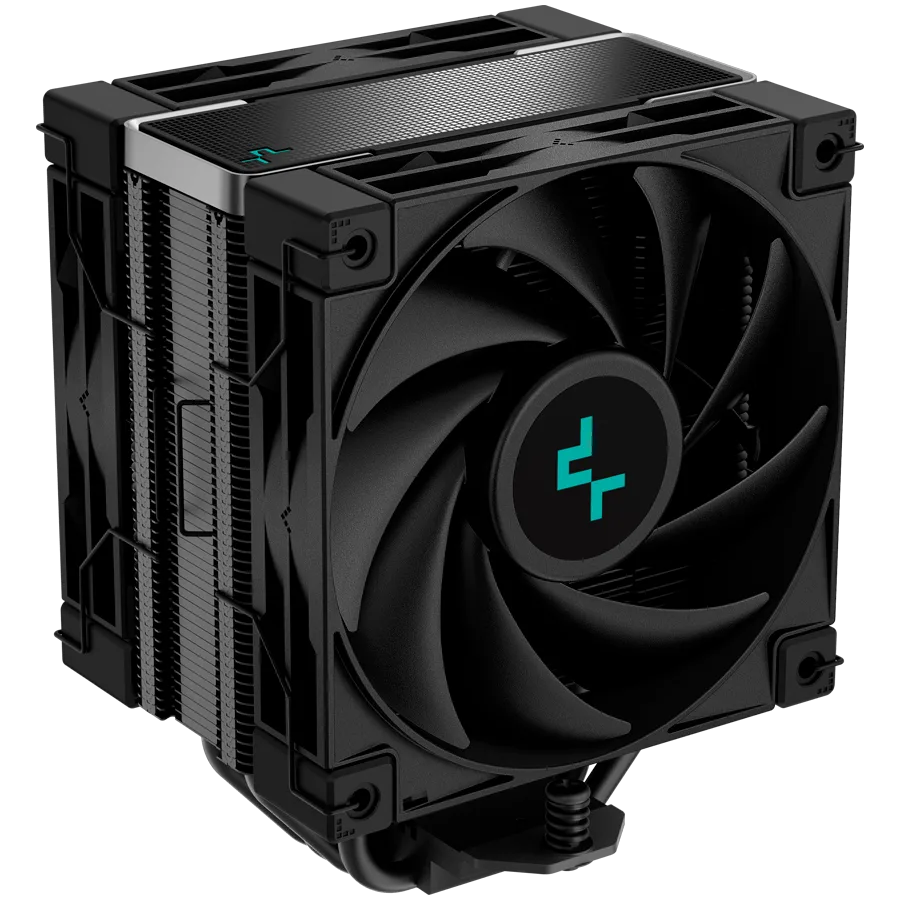 Охладител за процесор Охладител DeepCool AK400 ZERO DARK PLUS CPU Air Cooler 2x120mm FDB PWM Fan Core Touch Technology 2