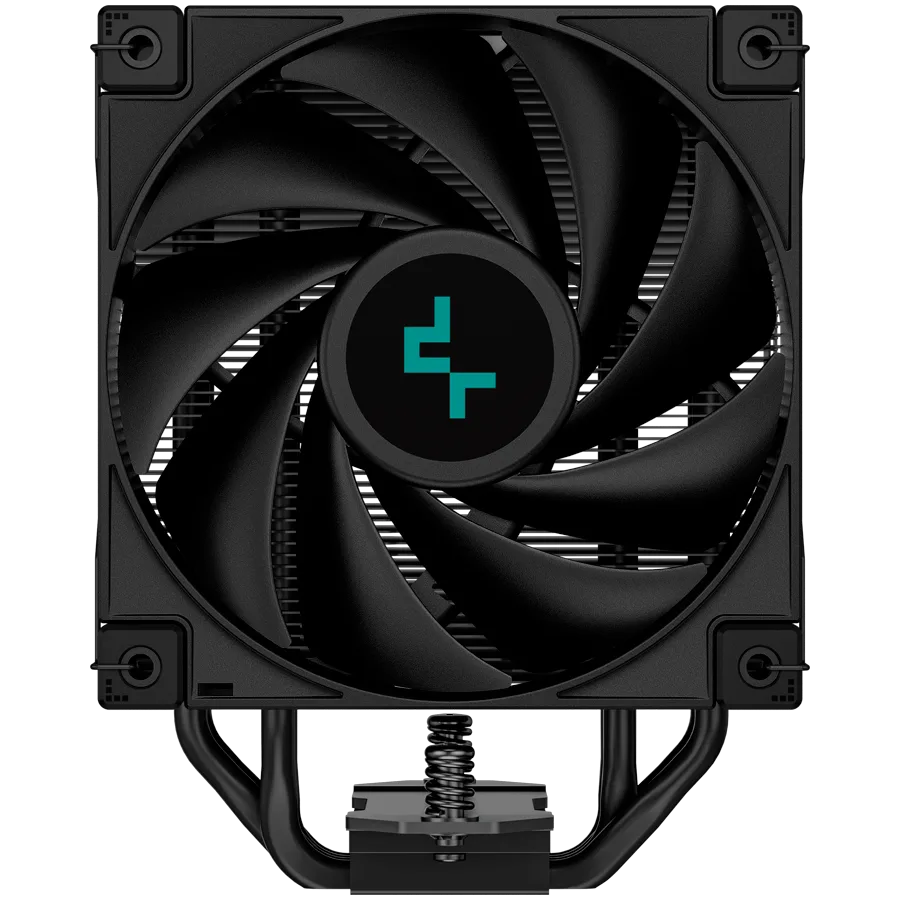 Охладител за процесор Охладител DeepCool AK400 ZERO DARK PLUS, CPU Air Cooler, 2x120mm FDB PWM Fan, Core Touch Technology 2.0, 4 Heatpipes, LGA1851/1700/1200/115x, AMD AM5/AM4, 127x123x155 mm(LxWxH), 3Y, R-AK400-BKNNMD-G-1 - Image 5