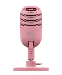 Alternative view от Геймърски микрофон Razer Seiren V3 Mini - Quartz Pink, Ultra-compact Streaming Microphone