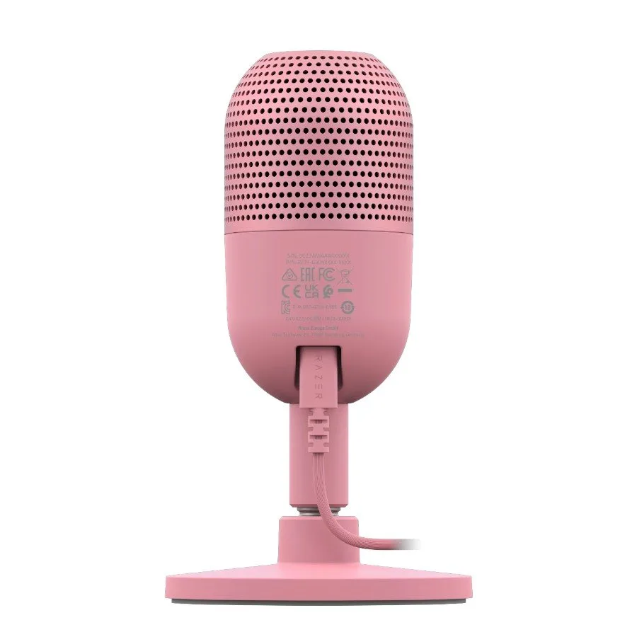 Геймърски микрофон Razer Seiren V3 Mini - Quartz Pink, Ultra-compact Streaming Microphone - Image 2