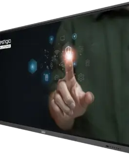 Alternative view от Широкоформатен дисплейPRESTIGIO SOLUTIONS Multiboard 65" Light Series UHD 4K, Android 13, Dual Wi-Fi, 40TP, touch pen