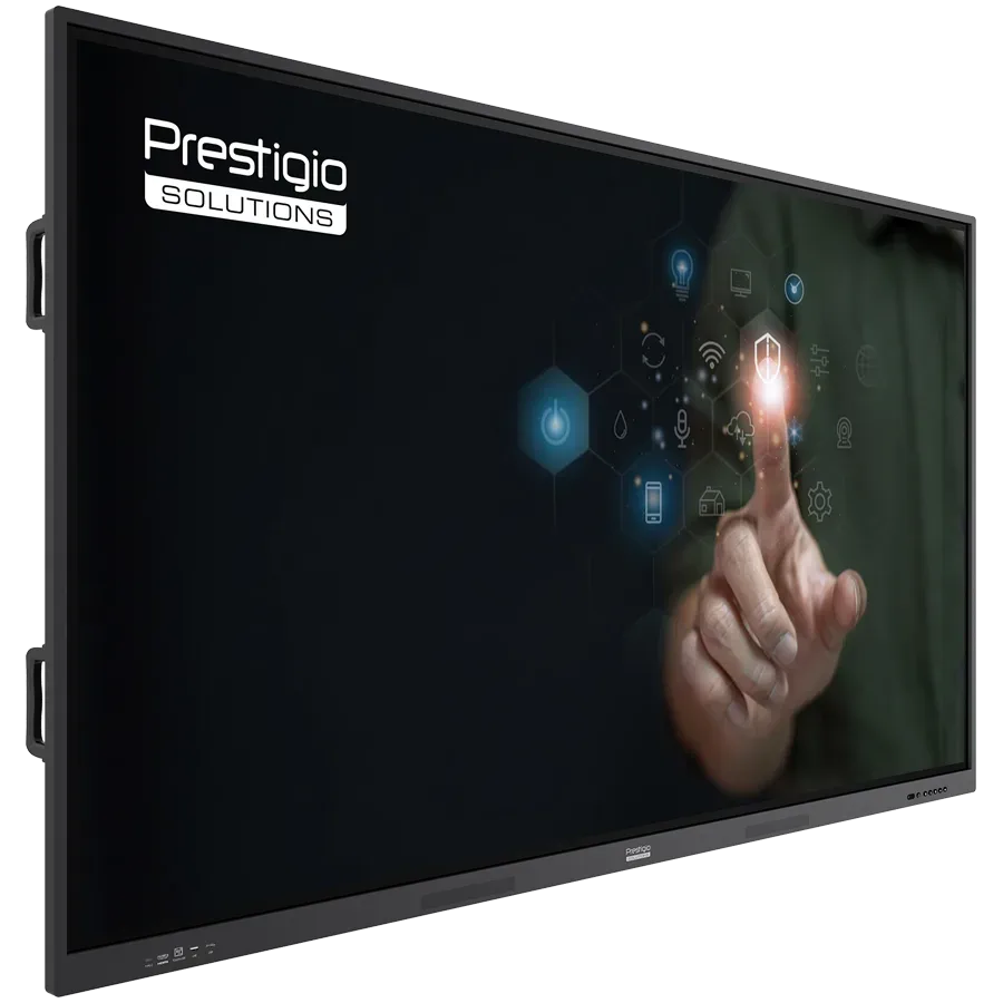 Широкоформатен дисплейPRESTIGIO SOLUTIONS Multiboard 65" Light Series UHD 4K, Android 13, Dual Wi-Fi, 40TP, touch pen - Image 3
