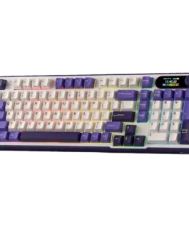 Alternative view от Геймърска клавиатура ROYAL KLUDGE RK-S98 Blackberry Mousse Gaming Keyboard Chartreuse switch