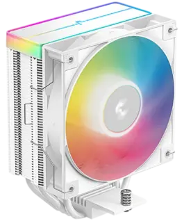Охладител за процесор Охладител DeepCool AG400 WH ARGB V2 CPU Air Cooler 1x120mm ARGB PWM Fan ARGB Top Cover TDP 220W 4