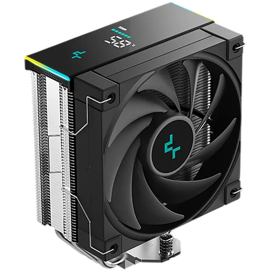 Охладител за процесор Охладител DeepCool AK400 DIGITAL SE CPU Air Cooler 1x120mm FK120 PWM Fan Digital Display ARGB 4 He