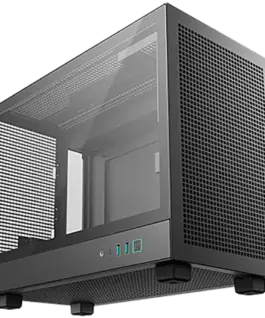 Alternative view от Кутия за компютър DeepCool CH160 PLUS, Mini Tower, Mini-ITX/Micro-ATX, 2xUSB3.0, 1xType-C Gen 2, 1xAudio/Mic, Mesh Panel, Black, R-CH160-BKNGM0-G, 2Y