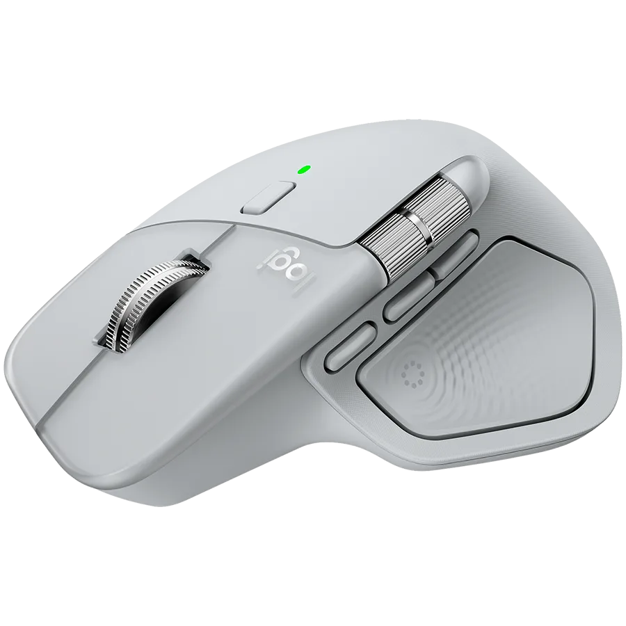 Безжична мишка LOGITECH MX Master 4 - PALE GREY - 2.4GHZ/BT - EMEA28i-935