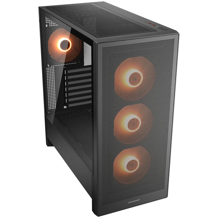 Кутия за компютър COUGAR MX230 RGB PC Case, Mid Tower, Black - Image 2