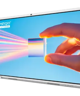 Alternative view от Широкоформатен дисплейPRESTIGIO SOLUTIONS Multiboard 65 Prism, Android 14, Google EDLA, AI Camera, 8/128GB, 50TP