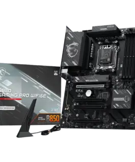 Дънна платка MSI B850 GAMING PRO WIFI6E ATX Socket AM5 4x DDR5 Dual Channel up to 8200(OC)MHz 4x PCIe x16 slot 2x M.2 sl