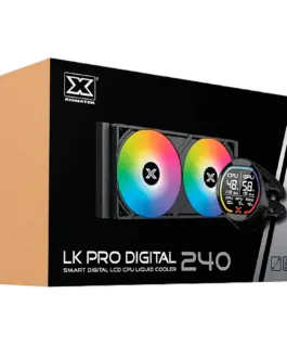 Охладител за процесор Охладител LK Pro 240 Digital EN47428 (BK AIODigital LCD Pump & 240mm PWM FanMini ARGB ControllerIn