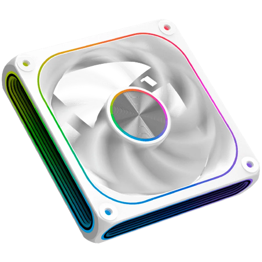 Охладител Infinity J22A Arctic EN49835 (WH, 3PCS J22A PWM Fans, ARGB & PWM Remote Control Box, A Logo Color Box) - Image 2