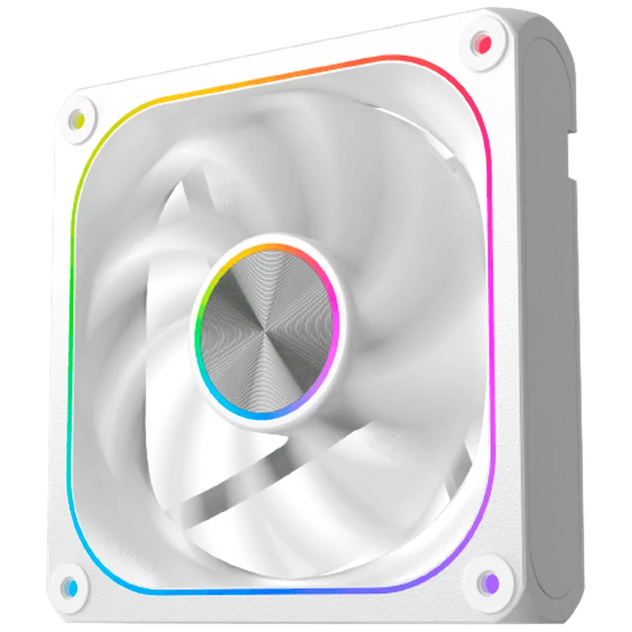Охладител Infinity J22A Arctic EN49835 (WH, 3PCS J22A PWM Fans, ARGB & PWM Remote Control Box, A Logo Color Box) - Image 3