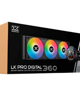 Охладител за процесор Охладител LK Pro 360 Digital EN47404 (BK AIODigital LCD Pump & 360mm PWM FanMini ARGB ControllerIn