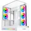 Кутия за компютър Pano II Arctic EN48425 (WHU3x2+Type CCurved TG6PCS H22A WH Reverse & 2PCS H22A WHARGB & PWM Remote Con