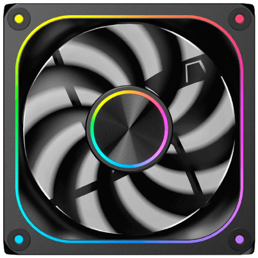 Охладител Infinity J22A EN49811 (BK 3PCS J22A PWM Fans ARGB & PWM Remote Control Box A Logo Color