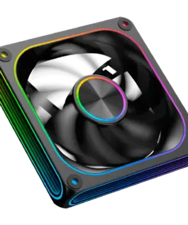 Alternative view от Охладител Infinity J22A EN49811 (BK, 3PCS J22A PWM Fans, ARGB & PWM Remote Control Box, A Logo Color Box)