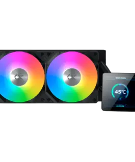 Охладител за процесор Охладител Connect 240 EN45257 (BKAIO Liquid Cooler3.4" LED Display Pump HeadARGB PWM FanMini ARGB
