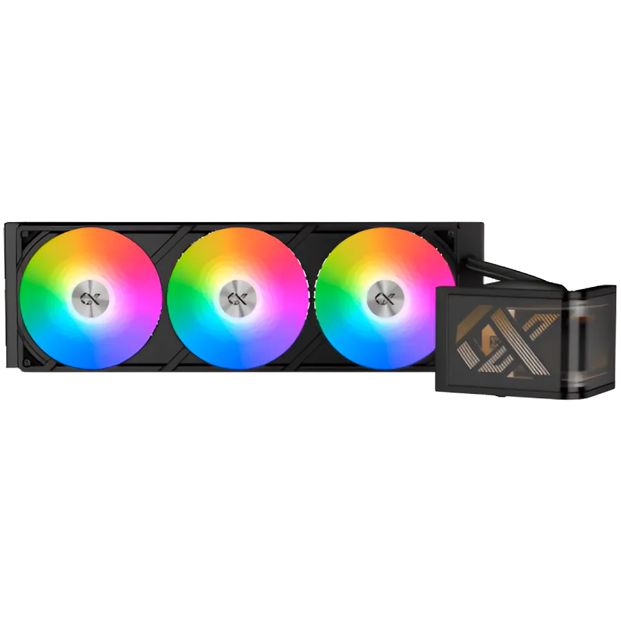 Охладител за процесор Охладител Connect Ultra 360 EN48371 (BK,AIO Liquid Cooler,Curved OLED Pump Head,ARGB PWM Fan,Mini ARGB Controller) - Image 2