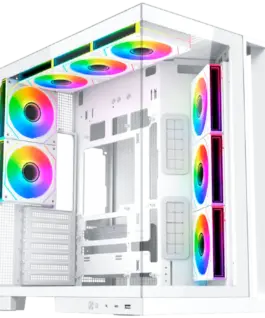 Кутия за компютър Aqua 7 Arctic EN49033 (WHEATXU3 & Type C2PCS TG6PCS H22A PWM WH Reverse & 2PCS H22A PWM WHARGB & PWM R
