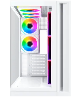 Alternative view от Кутия за компютър Aqua 7 Arctic EN49033 (WH,EATX,U3 & Type C,2PCS TG,6PCS H22A PWM WH Reverse & 2PCS H22A PWM WH,ARGB & PWM Remote Control Box)