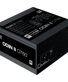 Захранване за компютър Xigmatek Odin II 750W (Black, AC 230V, DF APFC, Black Cable, 80PLUS, 120mm Fan, EU Power Cord, Color Box) - Image 3