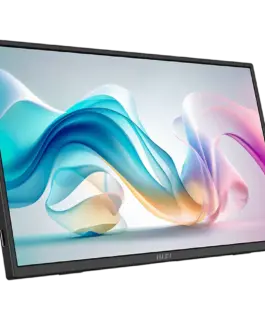 Alternative view от Монитор MSI PRO MP165 E6 Professional Business Portable Monitor, 15.6" 60Hz, FHD (1920x1080) 16:9, IPS Anti-glare, 4ms, 250nits, 1000:1, 178/178, Tilt, Speakers, 2x Type-C, 1x HDMI, 3Y Warranty