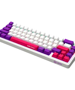 Геймърска клавиатура LORGAR KBP70MW, Wireless 65% Mechanical Gaming Keyboard Pro, White, EN layout - Image 7