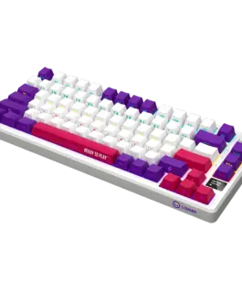 Геймърска клавиатура LORGAR KBP7075W, Wireless 75% Mechanical Gaming Keyboard Pro, White, EN layout - Image 7