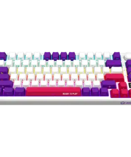Геймърска клавиатура LORGAR KBP7075W, Wireless 75% Mechanical Gaming Keyboard Pro, White, EN layout - Image 8