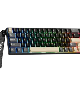 Alternative view от Геймърска клавиатура ROYAL KLUDGE RK68 HE Phantom Gaming Keyboard Mint switch